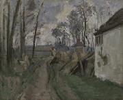 Paul Cezanne Village Road Near Auvers oil on canvas